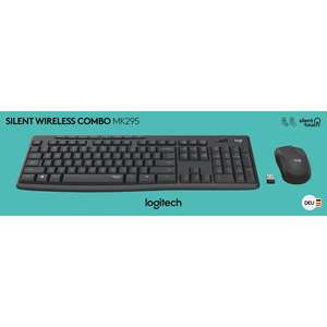 Pour Ensemble Clavier-Souris MK295 Clavier et Souris Sans Fil avec Touches Silencieuses Disposition QWERTY Modèle 920-009794 - Product Image 1