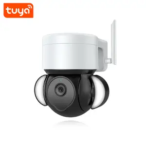 2022 Latest Two-way Audio IR Cut Tuya Smart Waterproof 3.0MP Wifi 1.5'' Mini PTZ Floodlight Smart WIFI Camera PST-426-Pro