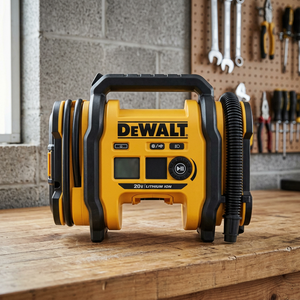 20V MAX DIY Portable Tire Inflator Air Compressor Brushless Lithium-Ion Battery-Powered Electric Air Pump <b>LED</b> <b>Light</b> 500CFM - Product Image 2