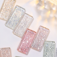 Fournitures de vernis à ongles OEM vente en gros de chutes d'argent 21 couleurs diamant Flash paillettes réfléchissantes vernis à ongles en gel personnalisé professionnel