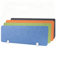 Écrans de séparation de bureau modernes, écologiques, insonorisés, 100 % fibre de polyester, pour montage sur bureau, mobilier de bureau commercial du Guangdong