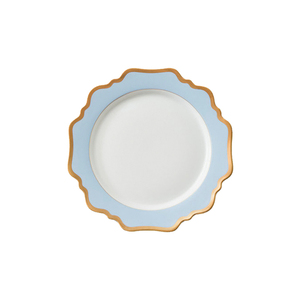 Luxury Light Blue Porcelain Charger Plate Restaurant Use Elegant <b>Dinner</b> Dishes Dessert Plates Manufactured Hotels Banquets Home - Product Image 5