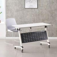 Bureau de formation collaboratif modulaire, table d'étude pliable portable pour écoles publiques et bureaux