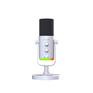 Micrófono para Juegos YU7 con Interfaz XLR, Conexión a Tarjeta de <span class=keywords><strong>Sonido</strong></span> <span class=keywords><strong>Externa</strong></span>, Mezclador, Plug and Play, Compatible con Transmisión en Vivo, Micrófono de Escritorio para Gamers - Product Image 1