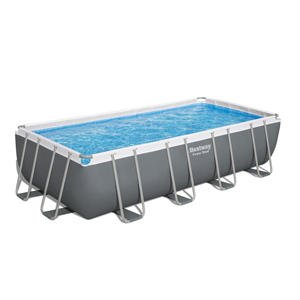 <span class=keywords><strong>Bestway</strong></span> 56465 18 'x 9' x 4 'Power Marco de acero sobre el suelo <span class=keywords><strong>Rectangular</strong></span> Juego de <span class=keywords><strong>piscina</strong></span> al aire libre - Product Image 1