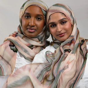 2025 personnalisé meilleure vente Premium élégant à la mode imprimé Modal Hijab nouveau Design respirant doux musulman Modal Hijab - Product Image 1