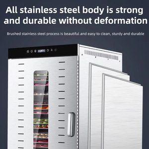 20-Fach Edelstahl-Lebensmitteltrockner für Chili und Obst, Kommerzielle Dehydrierungsmaschine - Product Image 5