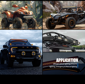 Đèn <span class=keywords><strong>LED</strong></span> thanh đôi Aurora dành cho xe địa hình - Product Image 6