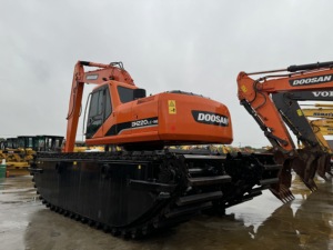 La Corée du Sud a fait l'excavatrice amphibie originale de Doosan DH220 excavatrice amphibie de bateau de 22 tonnes excavatrice amphibie vendre dans la porcelaine - Product Image 5