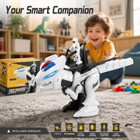 Jouet dinosaure RC Tyrannosaurus programmé intelligent - marche, danse, musique, électrique, plastique, robot de dessin animé, télécommande