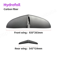 Prix de gros GY F200 Hydrofoil en aluminium et carbone 1850 cm² Planche de SUP polyvalente pour le surf en vague, noire, option logo personnalisé