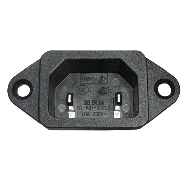 Iec60320 15A 250V Power Inlet Jack C18 Connector 2 Pin Ac Receptacle 10A 250V AC-04 2 Pin Panel Mount Jack Industrial Socket