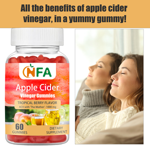 Factory customization Apple Cider Vinegar Gummies with Iodine <b>Supplement</b> Supports Nourishes Skin From the Inside Out Gummies - Product Image 6