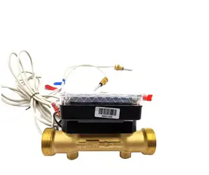 BTU Ultrasonic Wireless Smart Water Flowmeter Brass Body Meter