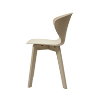 Chaise de salle à manger minimaliste en plastique, chaise d'appoint ergonomique au design coquille, chaise d'appoint moderne pour la maison, le café, le restaurant et les espaces intérieurs