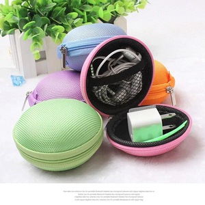 เคสหูฟัง EVA กันกระแทกแบบสากลสำหรับกระเป๋าเก็บหูฟังพร้อมซิปมีหลายสีให้เลือก - Product Image 2