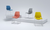 Chaise de bureau pliable empilable en PP pour atelier, conférence et formation, fabriquée en Chine
