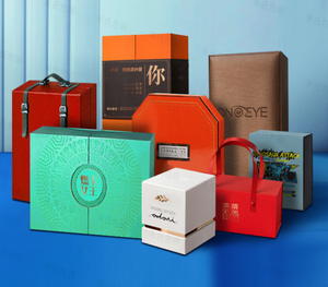 Boîtes d'emballage en carton robustes avec logo personnalisé pour cadeaux d'affaires, emballage de bonbons et de boissons, expédition et stockage - Product Image 5