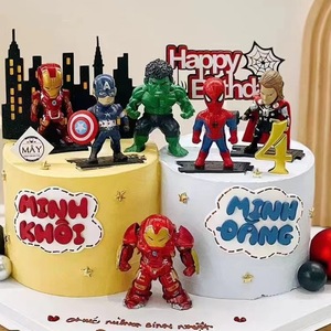 Avengers Action Figures Set Iron Man Captain America Thor Hulk Marvel Toys For Kids Collectible Figures 4 Pack - Product Image 3