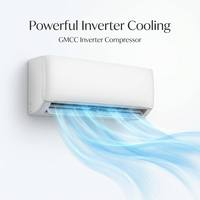 Unité de refroidissement solaire 48V DC R-410A, système split, moteur-pompe, télécommande, économie d'énergie, conception hybride, usage résidentiel