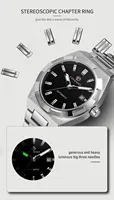 Forsining Design Calendrier Automatique Mécanique Hommes Montre-Bracelet Homme Horloge Haut de Gamme Marque de Luxe Montre Homme Étanche