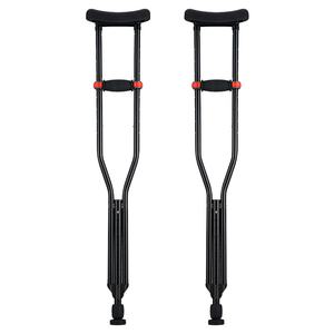 Dirancang untuk orang cacat aluminium Aloi Tinggi lengan bawah dapat disesuaikan dukungan kaki untuk rehabilitasi fraktur kruk ganda - Product Image 2