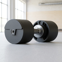 Haltères réglables en fonte de 45 kg avec système de verrouillage breveté, résistantes aux chutes, poignée confortable, pour exercices des bras, utilisation universelle