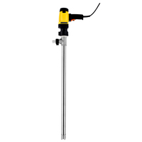 Pompe de transfert de liquides chimiques, de carburant diesel et d'huile électrique Normas 600W avec tube en plastique, acier inoxydable et alliage d'aluminium