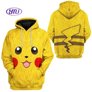 Wholesale Hot Charmander <strong>Pokemones</strong> Pika-chu Gengar Bulbasaur Snorlax Cosplay for Men Women Kids Printing Anime <strong>Hoodie</strong> Hooded - Product Image 2