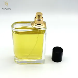 Free Sample 50ml 100ml Spray Perfume Glass Bottle Customise Transparent Empty Glass Perfume Bottles With Sprayer