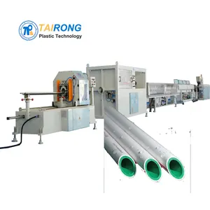 Machine à fabrication de tuyaux, en plastique tpr/pvc, composite à trois couches, ligne de production d'extrusion