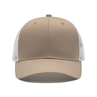 Casquette Trucker 6 Panneaux en Gros avec Visière Préformée, Dos en Maille, Fermeture à Boucle, Casquette de Sport, Support pour Patch Personnalisé et Broderie de Logo, Échantillon Disponible