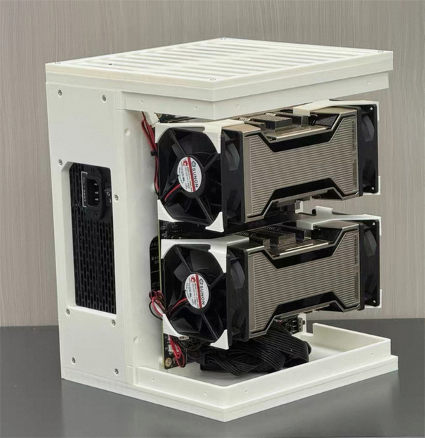 V100 32GB 16GB SXM2 with NVLink AI PC For DeepSeek AI Server PC Computer LLaMA Vllm Dual GPU PC X99 E5 workstation