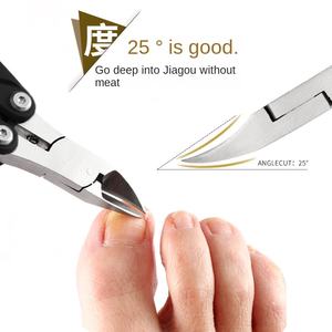 Dispositif pliant unique Ciseaux à ongles multifonctions et pince à incrustation d'ongles <span class=keywords><strong>pour</strong></span> pédicure <span class=keywords><strong>pour</strong></span> une utilisation de beauté <span class=keywords><strong>pour</strong></span> les doigts - Product Image 5