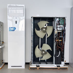 เครื่องปรับอากาศแบบตั้งพื้นสามหัว ขนาด 10001-12000 บีทียู ระบบทำความเย็นอย่างเดียว ใช้สารทำความเย็น R32 ประหยัดพลังงาน เหมาะสำหรับบ้านและโรงแรม - Product Image 4