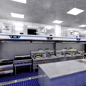 Hotte de cuisine commerciale JINGPING à haute efficacité (60 % de purification), dernier modèle 2026, garantie 1 an pour une performance supérieure - Product Image 2