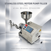 Machine de remplissage rotative à lobes en acier inoxydable de haute qualité pour sauces, pâtes, sauces piquantes, sauces tomates, crèmes et miel