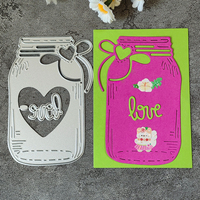 AAGU New Die Cut metallo fuor carta Scrapbook carta Craft Card cartoncino arte punzonatura taglierina bottiglia cuore Scrapbooking taglio Die