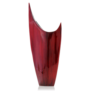 18 \ "vaso da tavolo in alluminio rosso HMS bottiglia decorativa a punta per la casa o l'ufficio - Product Image 2