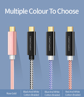 CableCreation Superschnelles Gen2 10Gbps USB 3.1 Typ C Stecker auf C Buchse Geflochtenes Abgeschirmtes Verlängerungskabel auf Lager