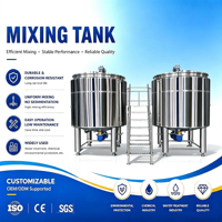 Agitateur de boue industriel 6000L avec pompe, équipement de mélange portable en acier inoxydable