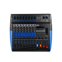 Console de mixage audio DJ professionnelle 8 canaux avec 256 effets DSP, alimentation fantôme 48V, USB pour scène, studio et sonorisation en direct