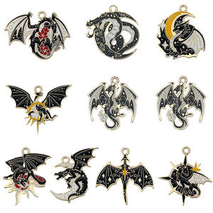 Colgantes de Aleación DIY con Diseño de Dragón Dapeng, Pájaro, Zorro de Nueve Colas y Fénix, para Joyería, Moda, Collares, Llaveros para Niños - Product Image 1