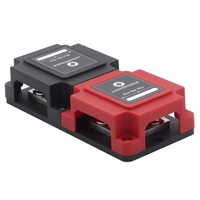 Bornes de barre omnibus en cuivre résistant 4XM10 8XM10 400A 600A 48V bloc de Distribution d'énergie boîte de barre omnibus positive négative au sol