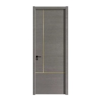 Nouvelle tendance Porte intérieure en bois moderne MDF WPC PVC avec livraison en 15 à 30 jours