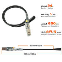 Para BAFANG E-Bike Cable de programación USB que conecta la computadora a BBS01/BBS02/BBSHD Corriente CC del motor medio para los parámetros del motor