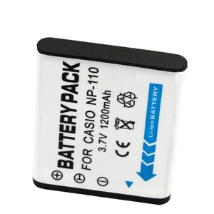 CNP110 1200mAh Battery for Casio Exilim EX-Z2000 EX-ZR10 Series CE RoHS Certified Wholesale Bulk Tier 1 Full Cells - Product Image 2