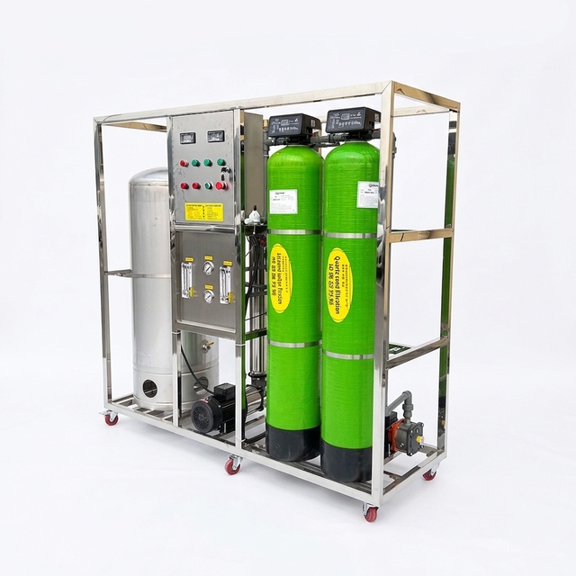 Reverse Osmosis PLC Controlled High Capacity Water Treatment System Purifier with 250L/Hour Productivity
