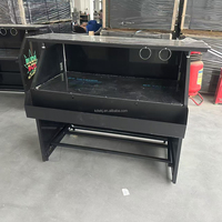 Table de bar portable en alliage d'aluminium avec compartiment à bière et compartiment à spiritueux pour discothèque et salon professionnel