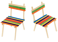 Bâtonnets de glace en bois colorés avec Logo imprimé, 93mm, 114mm